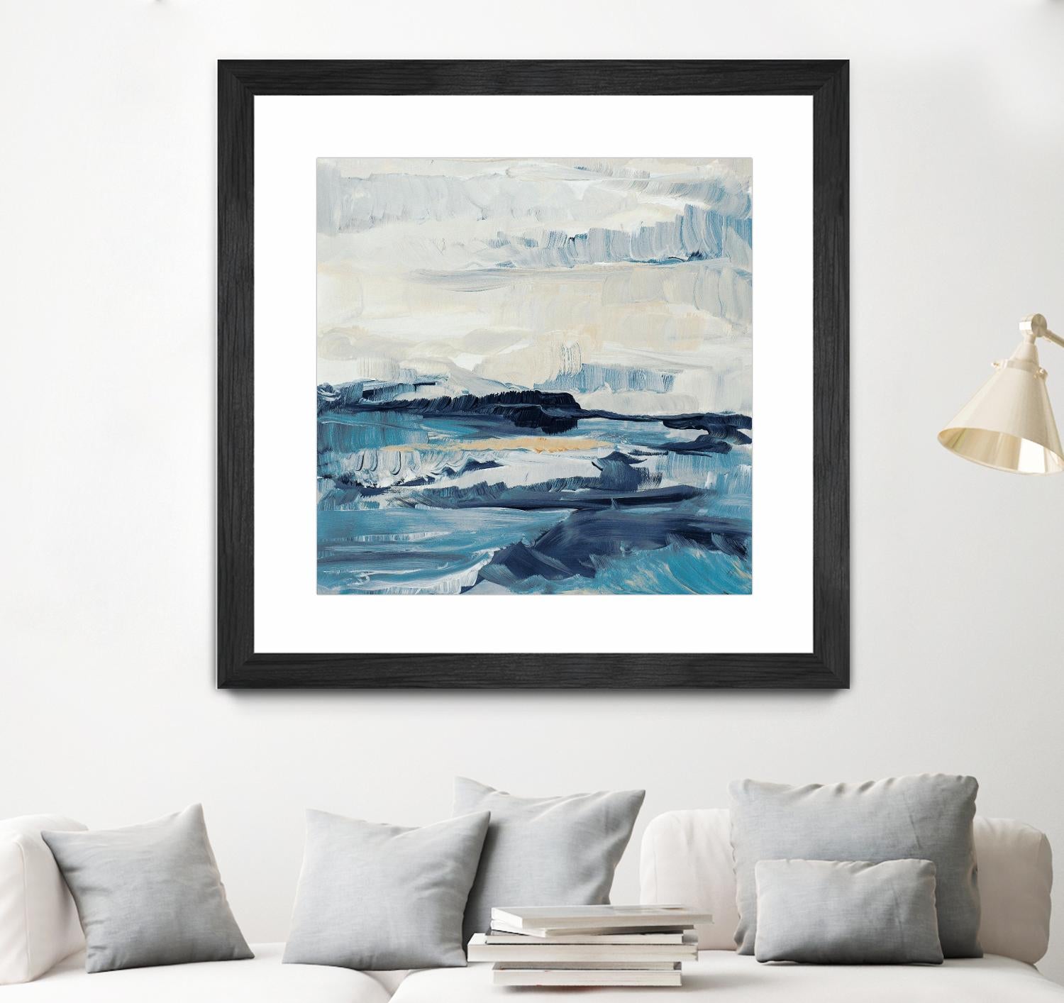 Freedom Of The Blue Sea I by Lanie Loreth on GIANT ART - coastal abstract