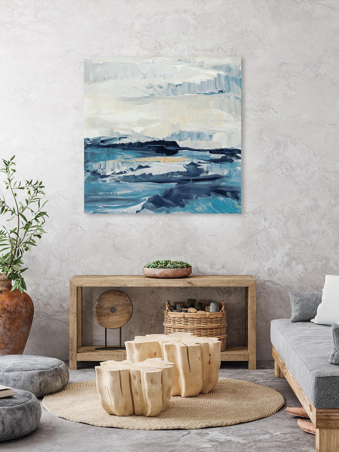 Freedom Of The Blue Sea I by Lanie Loreth on GIANT ART - coastal abstract