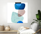 Head Over Heels Abstract II by Lanie Loreth on GIANT ART - blue Abstract