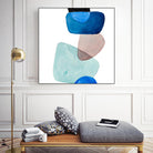 Head Over Heels Abstract II by Lanie Loreth on GIANT ART - blue Abstract