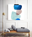 Head Over Heels Abstract II by Lanie Loreth on GIANT ART - blue Abstract