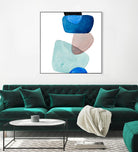 Head Over Heels Abstract II by Lanie Loreth on GIANT ART - blue Abstract