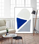 Blue Simple Shapes II by Sd Graphics Studio on GIANT ART - abstract