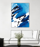 No Time Like the Present I by Lanie Loreth on GIANT ART - blue Abstract