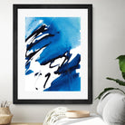 No Time Like the Present I by Lanie Loreth on GIANT ART - blue Abstract