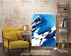 No Time Like the Present I by Lanie Loreth on GIANT ART - blue Abstract