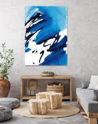 No Time Like the Present I by Lanie Loreth on GIANT ART - blue Abstract