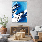 No Time Like the Present I by Lanie Loreth on GIANT ART - blue Abstract