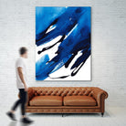 No Time Like the Present II by Lanie Loreth on GIANT ART - blue Abstract