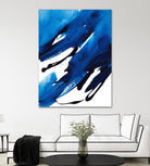 No Time Like the Present II by Lanie Loreth on GIANT ART - blue Abstract