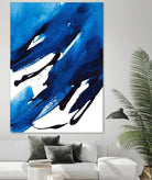 No Time Like the Present II by Lanie Loreth on GIANT ART - blue Abstract