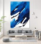 No Time Like the Present II by Lanie Loreth on GIANT ART - blue Abstract