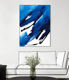 No Time Like the Present II by Lanie Loreth on GIANT ART - blue Abstract