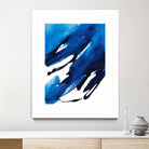 No Time Like the Present II by Lanie Loreth on GIANT ART - blue Abstract