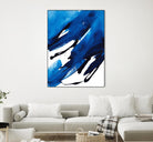 No Time Like the Present II by Lanie Loreth on GIANT ART - blue Abstract