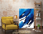 No Time Like the Present II by Lanie Loreth on GIANT ART - blue Abstract