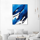 No Time Like the Present II by Lanie Loreth on GIANT ART - blue Abstract