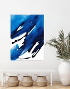 No Time Like the Present II by Lanie Loreth on GIANT ART - blue Abstract