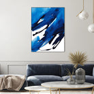 No Time Like the Present II by Lanie Loreth on GIANT ART - blue Abstract