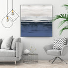 Familiar Feeling Blue Square II by Dan Meneely on GIANT ART - abstract