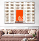 Mid Century Modern Front Door by Jen Bucheli on GIANT ART - decorative