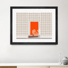 Mid Century Modern Front Door by Jen Bucheli on GIANT ART - decorative