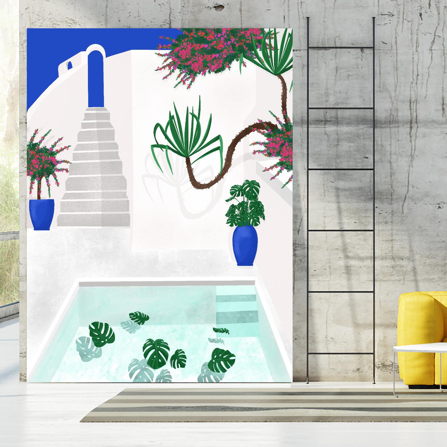 Living In Greece by Jen Bucheli on GIANT ART - architecture travel