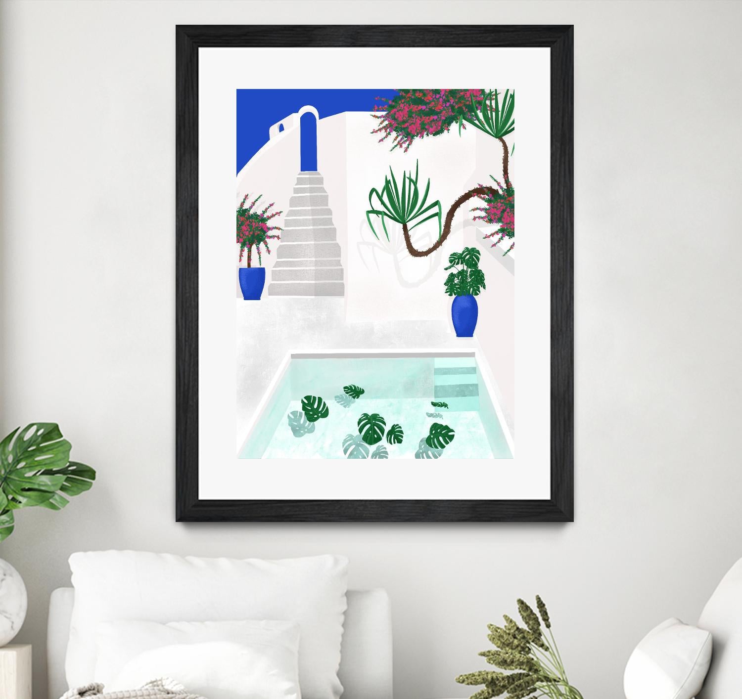 Living In Greece by Jen Bucheli on GIANT ART - architecture travel