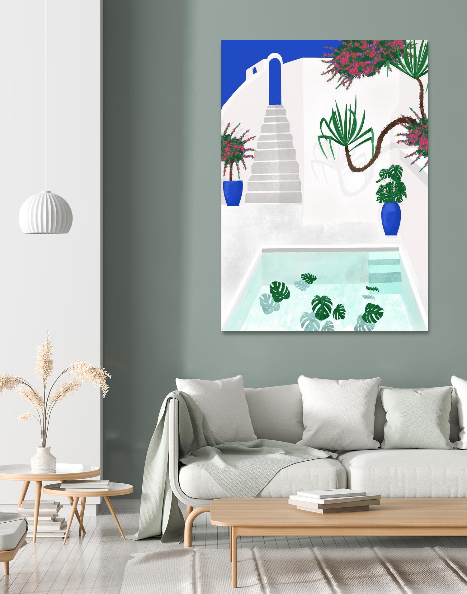 Living In Greece by Jen Bucheli on GIANT ART - architecture travel