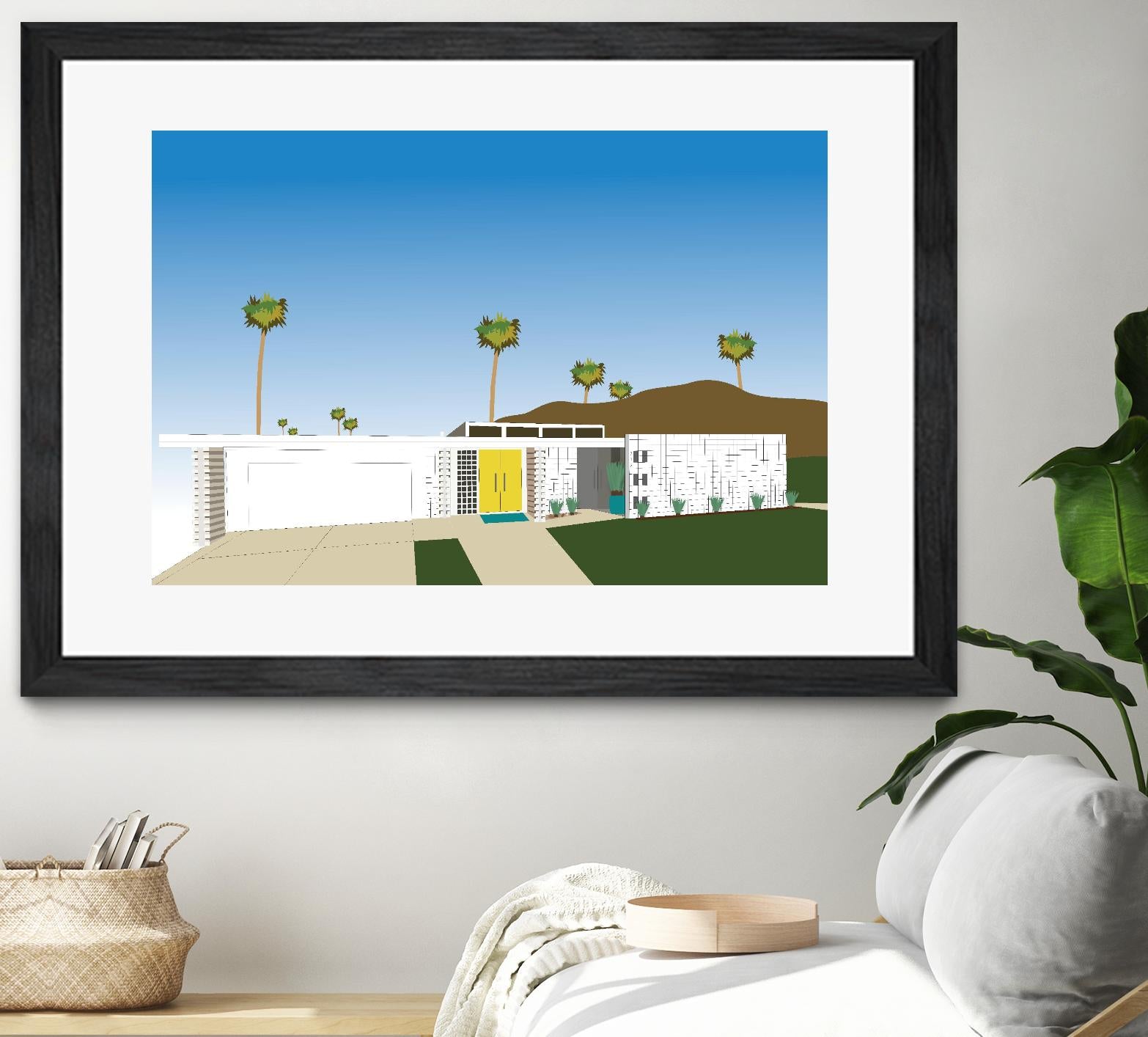 Palm Spring Living II by Jen Bucheli on GIANT ART - decorative