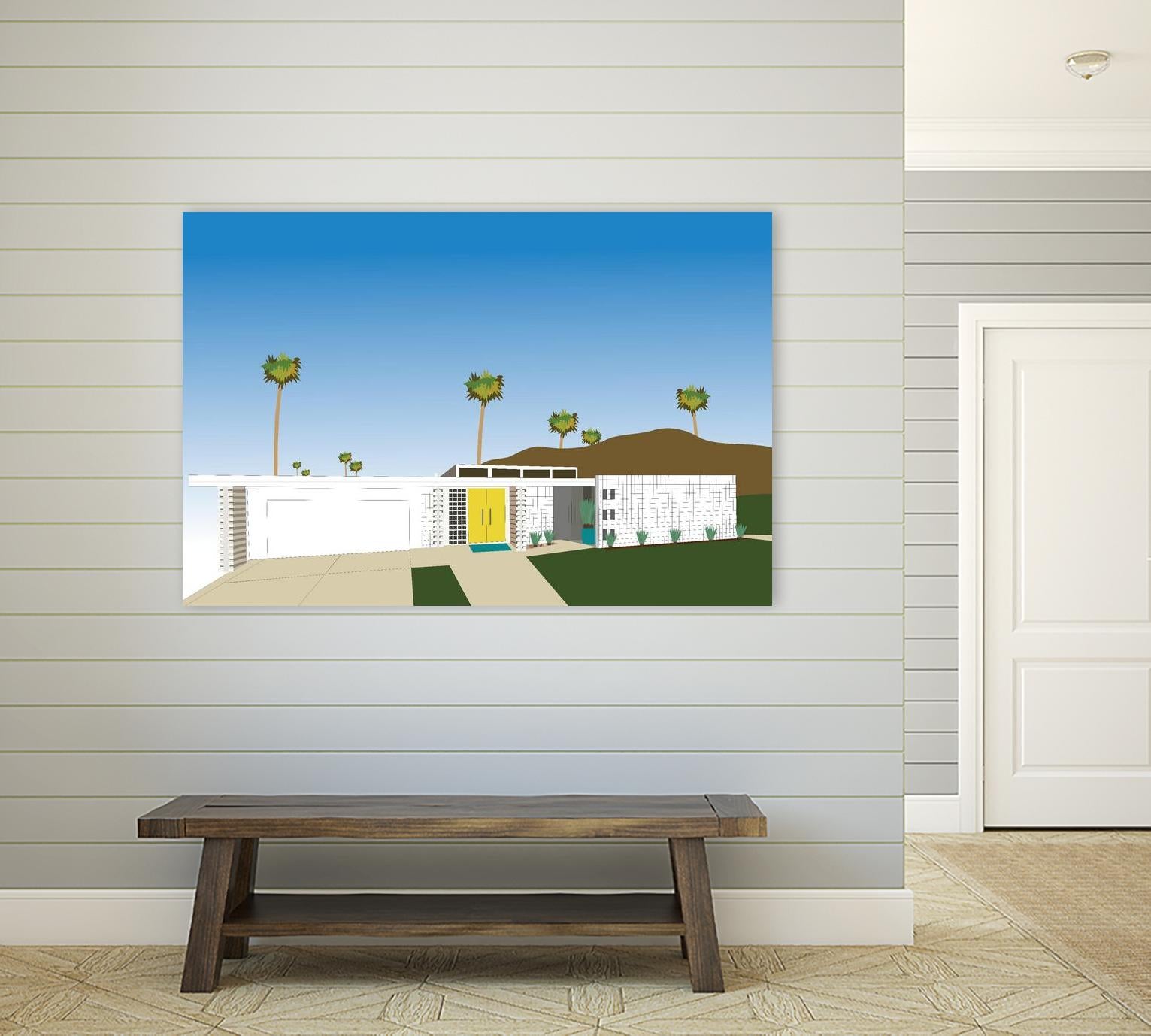Palm Spring Living II by Jen Bucheli on GIANT ART - decorative