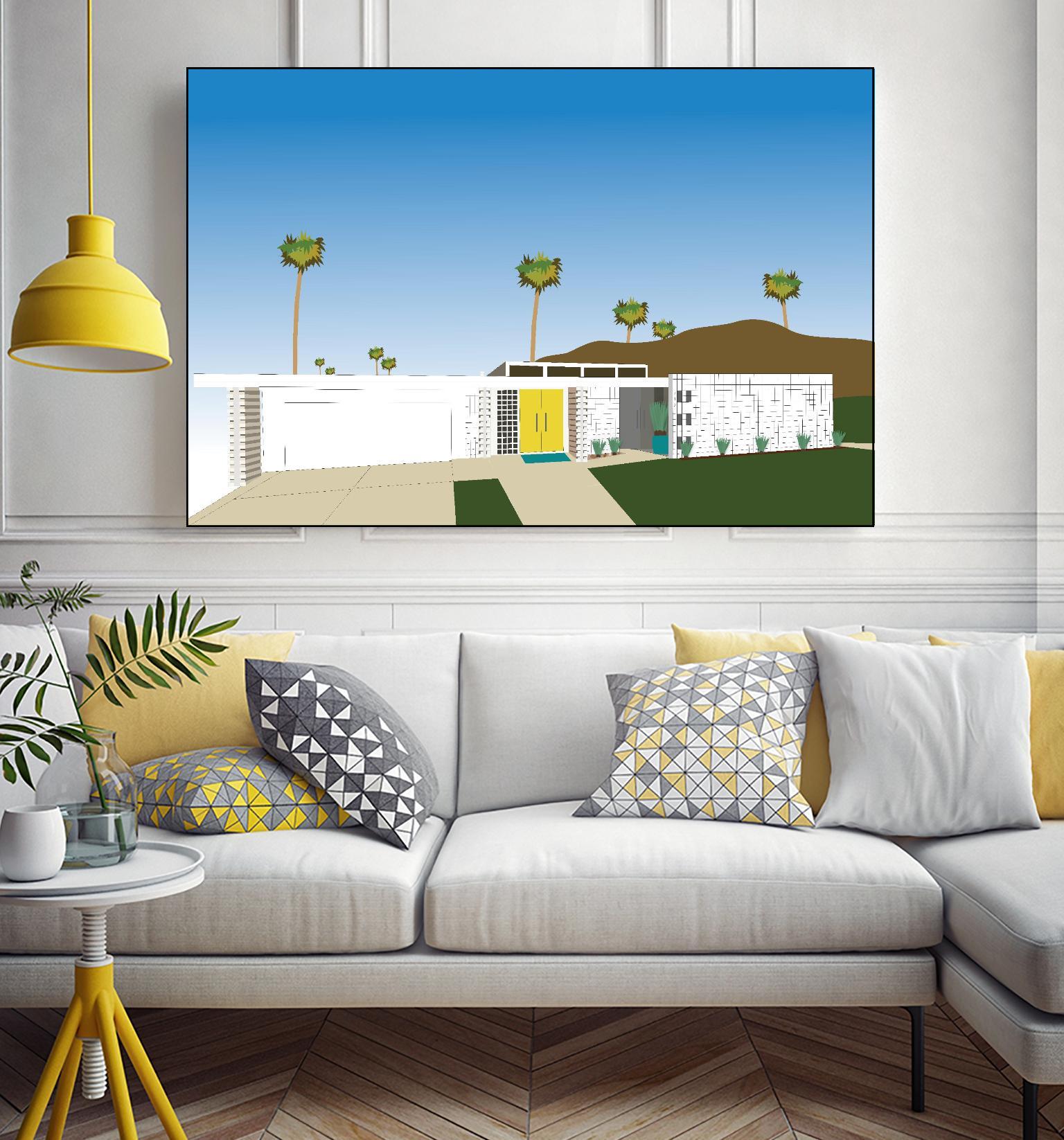 Palm Spring Living II by Jen Bucheli on GIANT ART - decorative