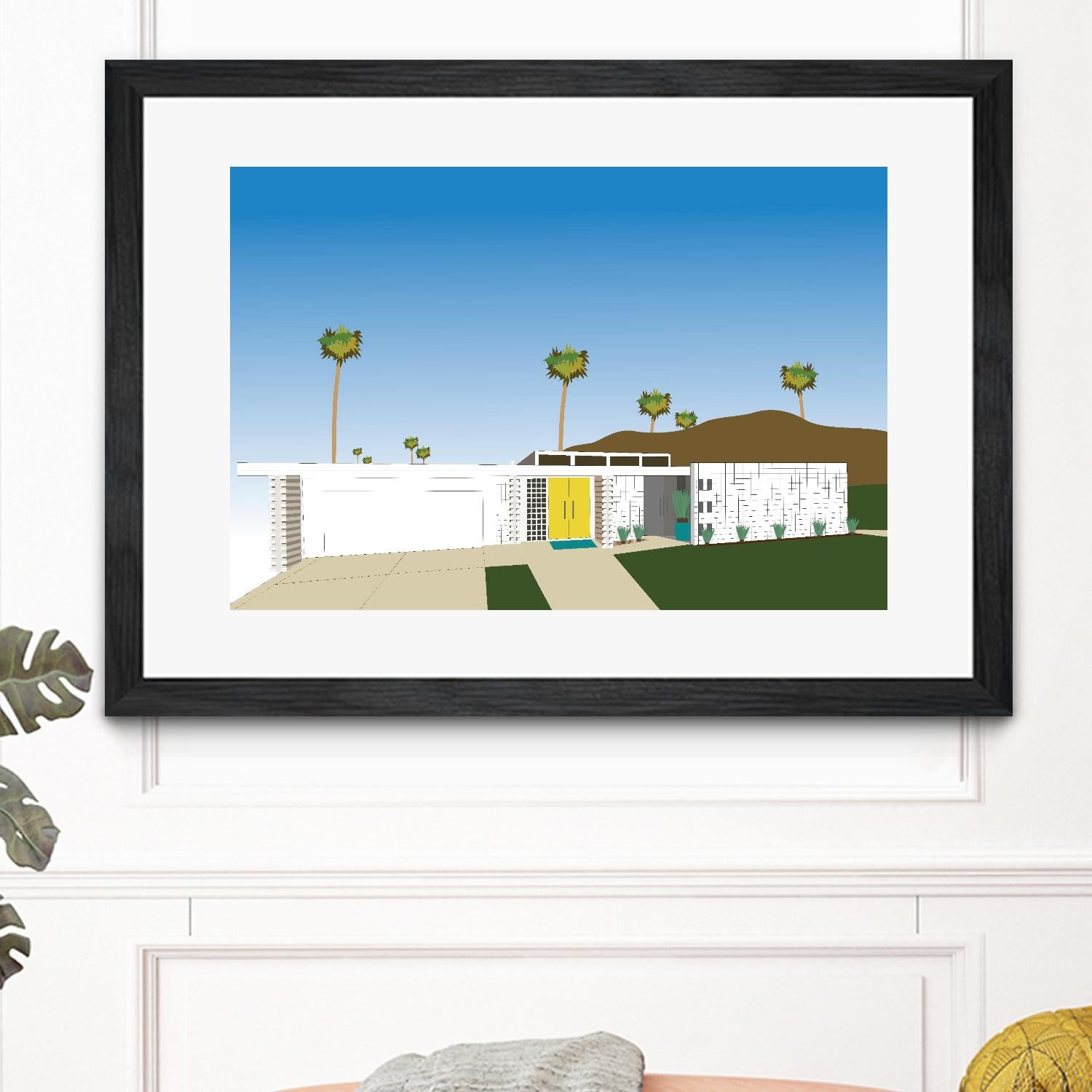 Palm Spring Living II by Jen Bucheli on GIANT ART - decorative