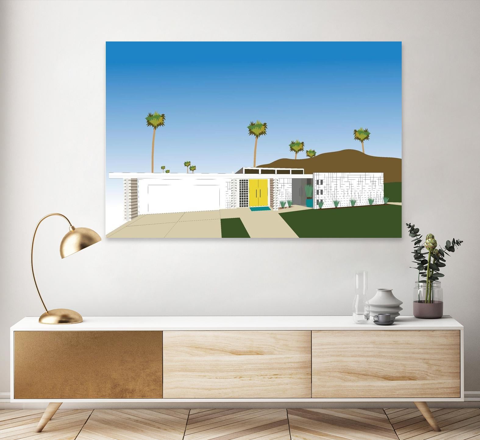 Palm Spring Living II by Jen Bucheli on GIANT ART - decorative