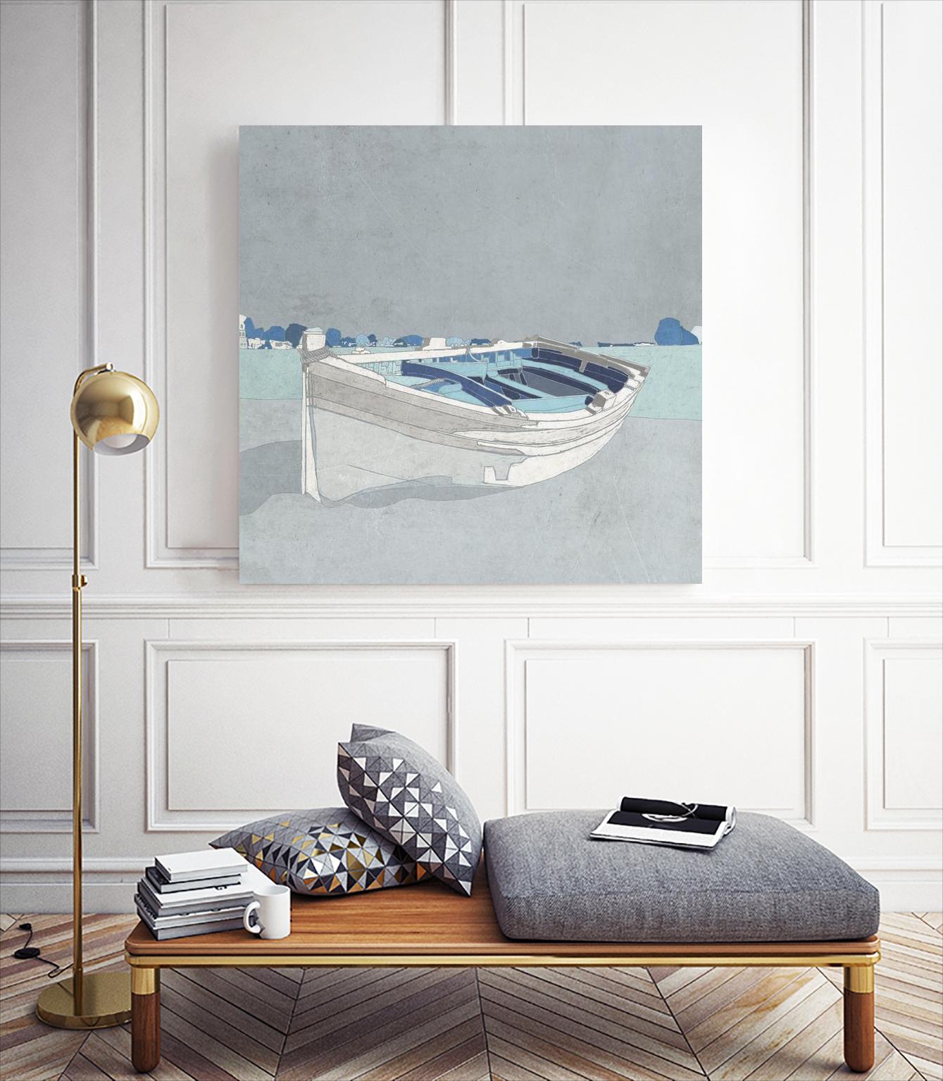 Docked Ashore II by Ynon Mabat on GIANT ART - coastal