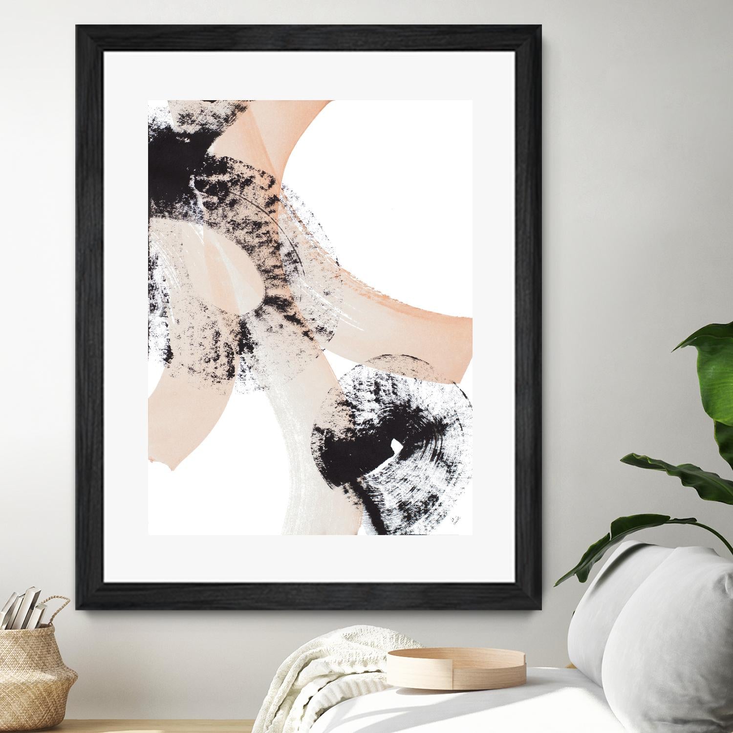 From Vision to Reality III by Lanie Loreth on GIANT ART - peach abstract