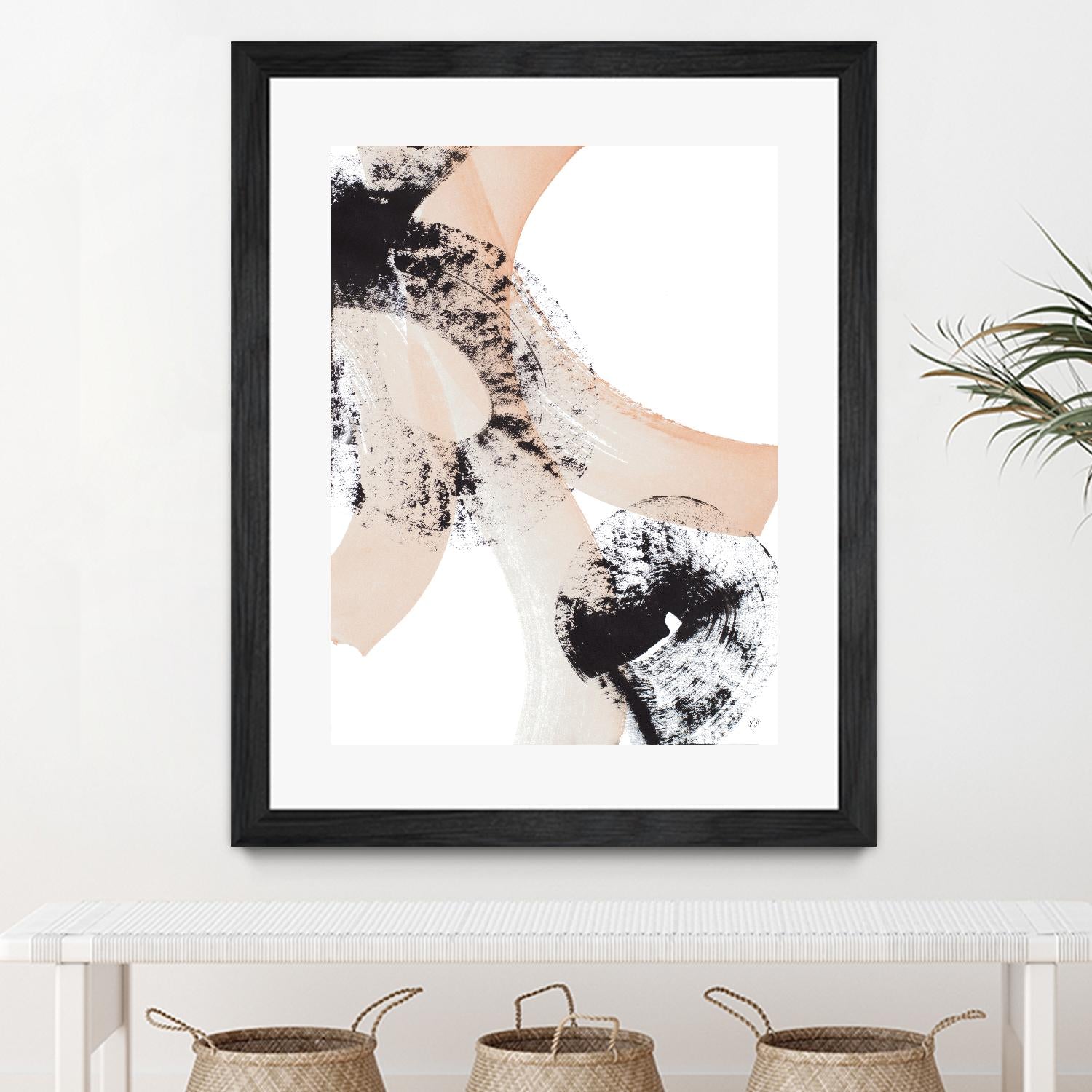 From Vision to Reality III by Lanie Loreth on GIANT ART - peach abstract