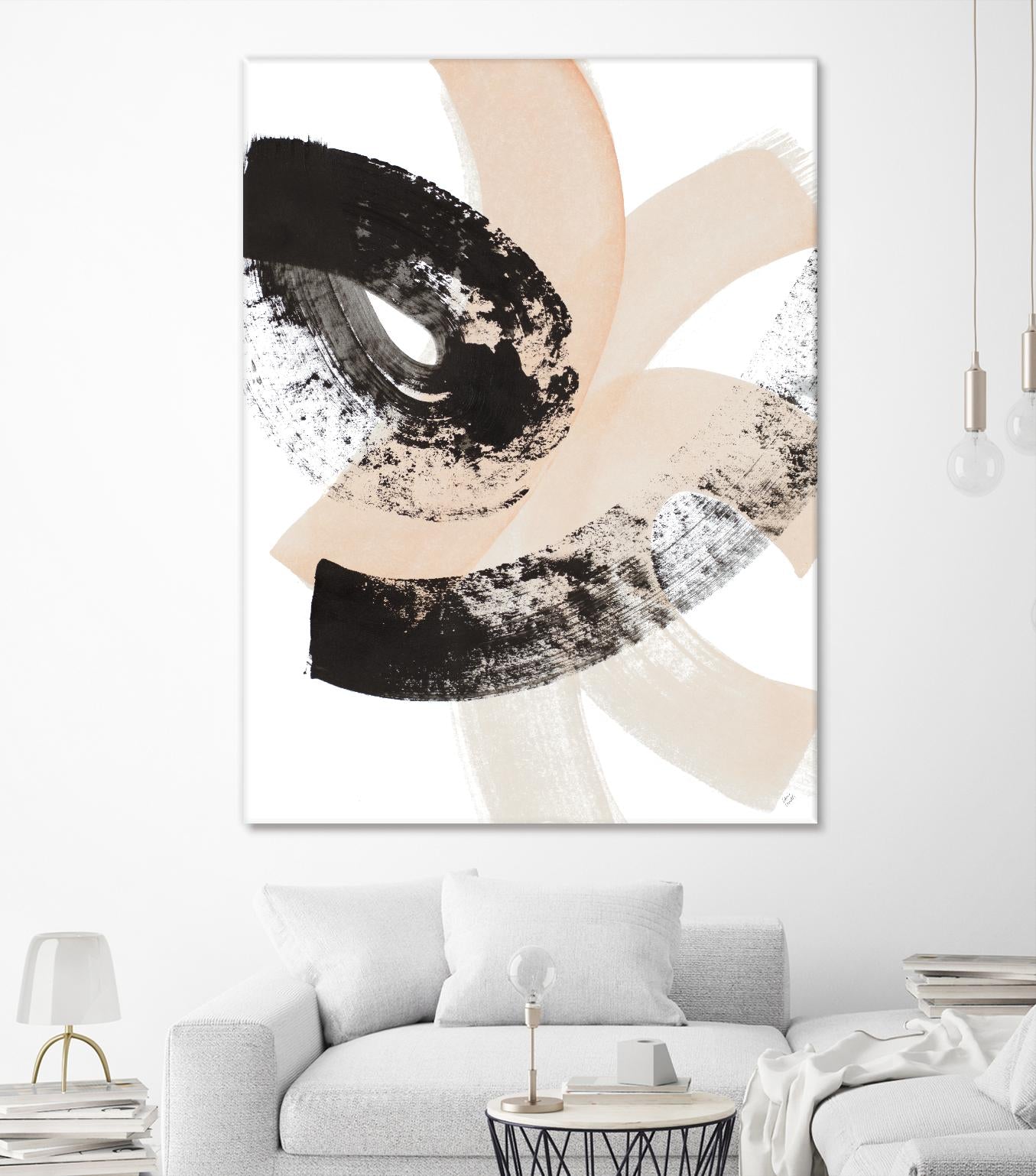 From Vision to Reality IV by Lanie Loreth on GIANT ART - peach abstract