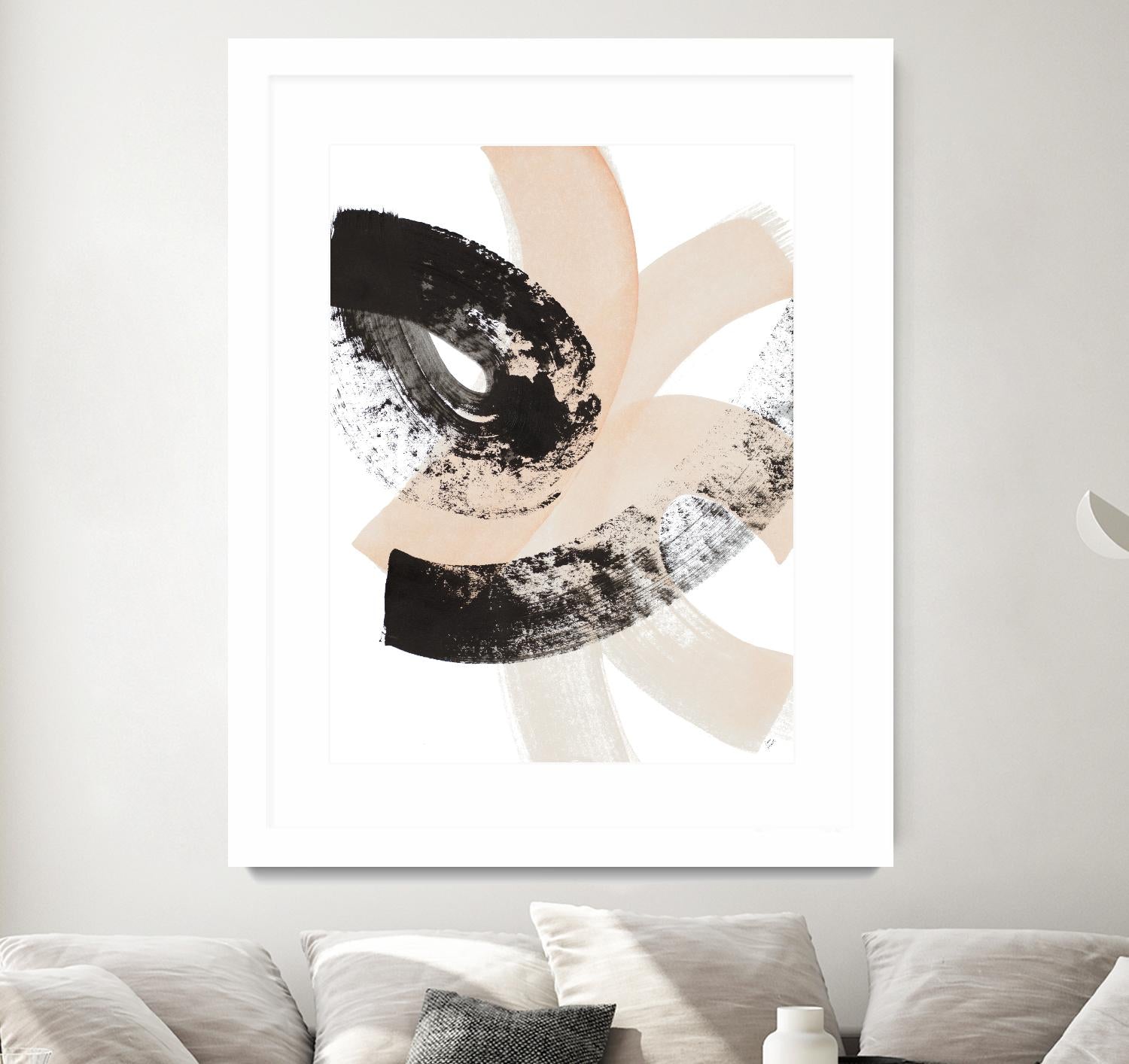 From Vision to Reality IV by Lanie Loreth on GIANT ART - peach abstract