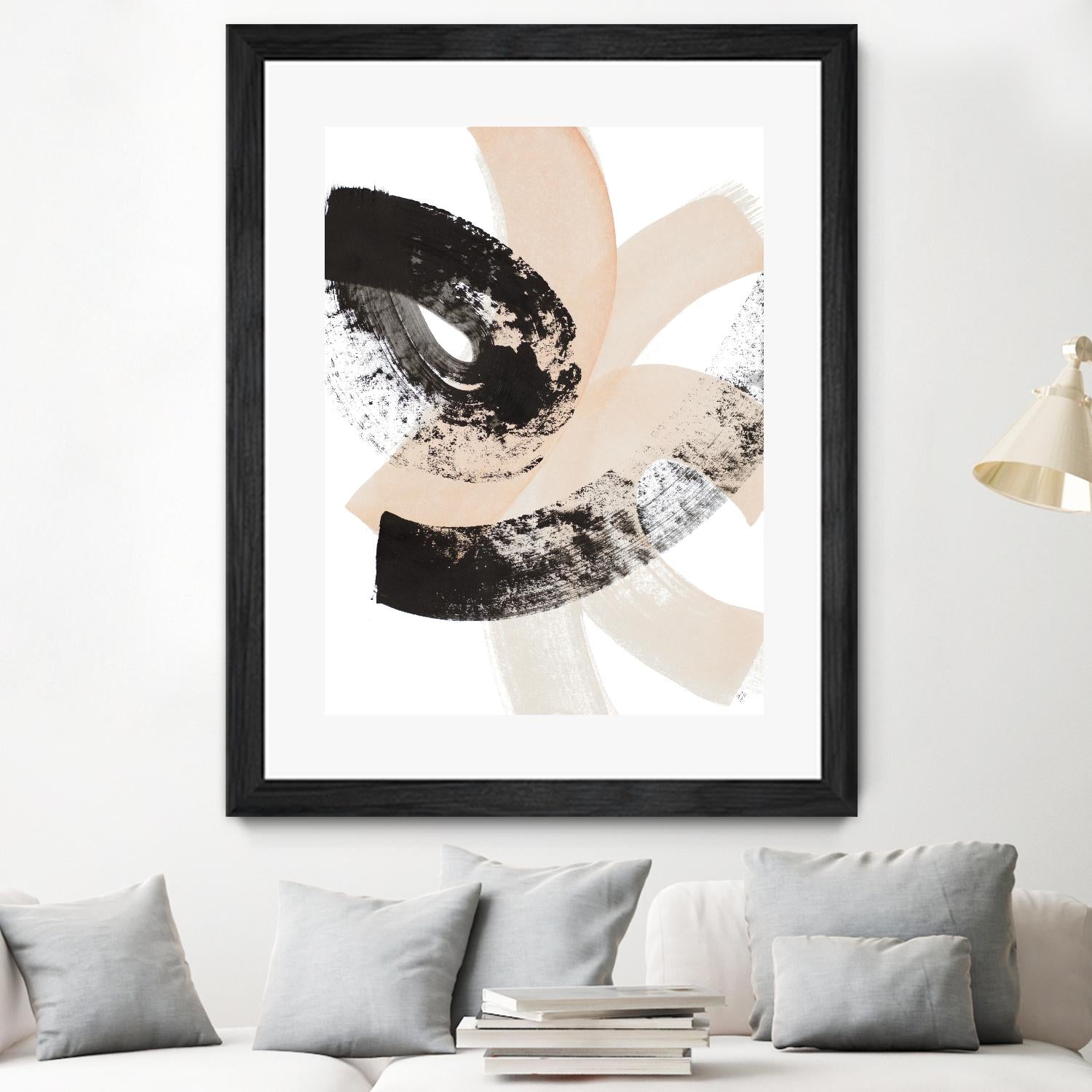 From Vision to Reality IV by Lanie Loreth on GIANT ART - peach abstract