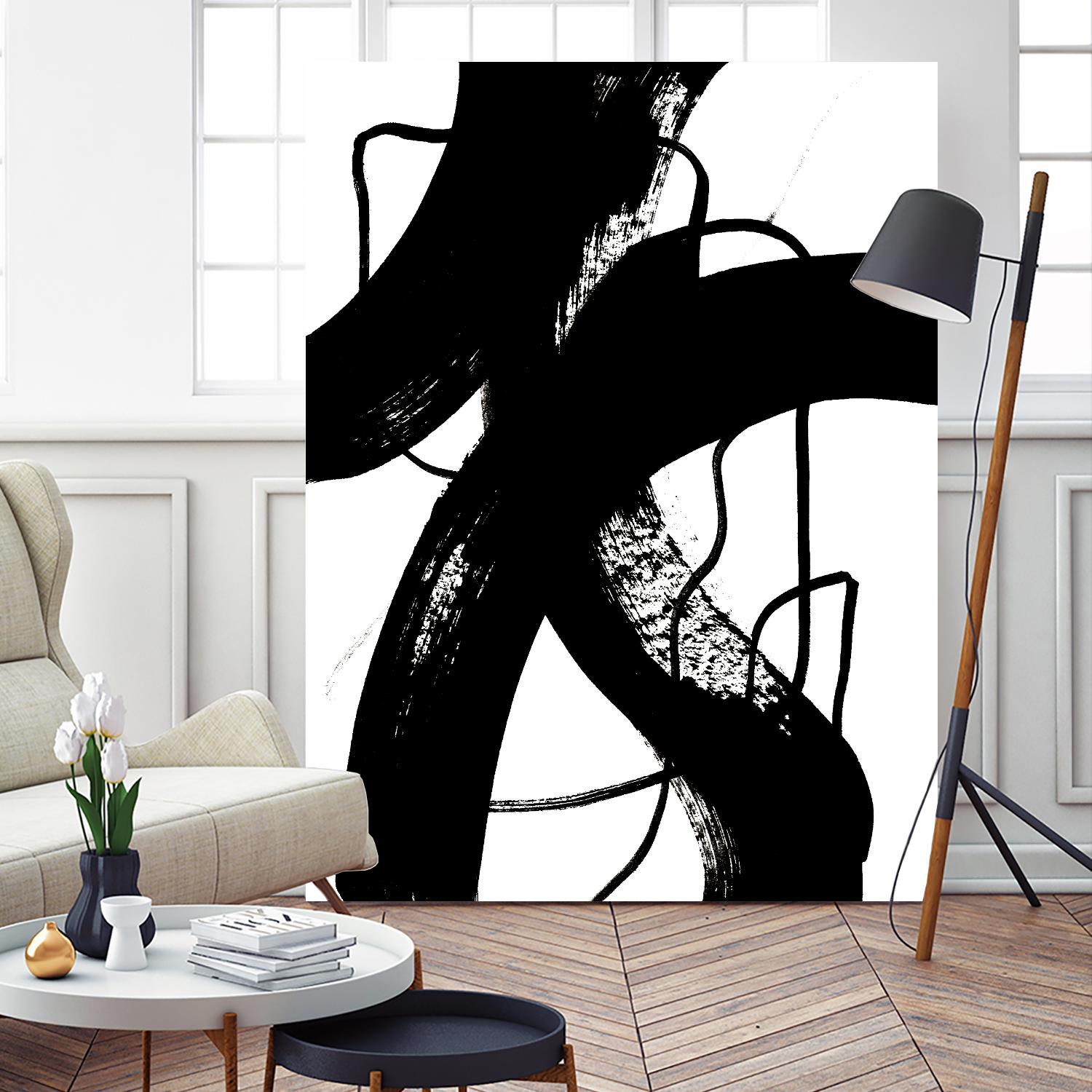 BlackThoroughfares I by Lanie Loreth on GIANT ART - white black & white