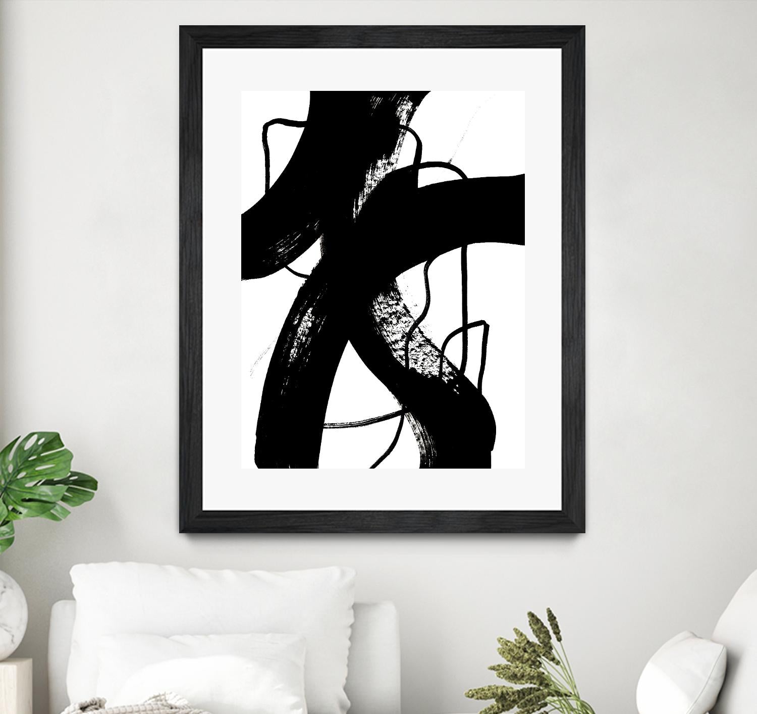 BlackThoroughfares I by Lanie Loreth on GIANT ART - white black & white