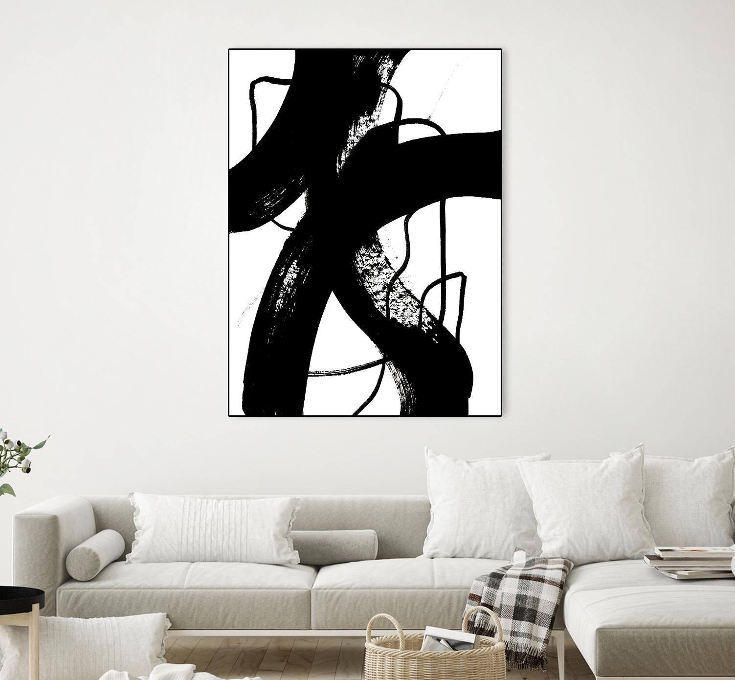 BlackThoroughfares I by Lanie Loreth on GIANT ART - white black & white