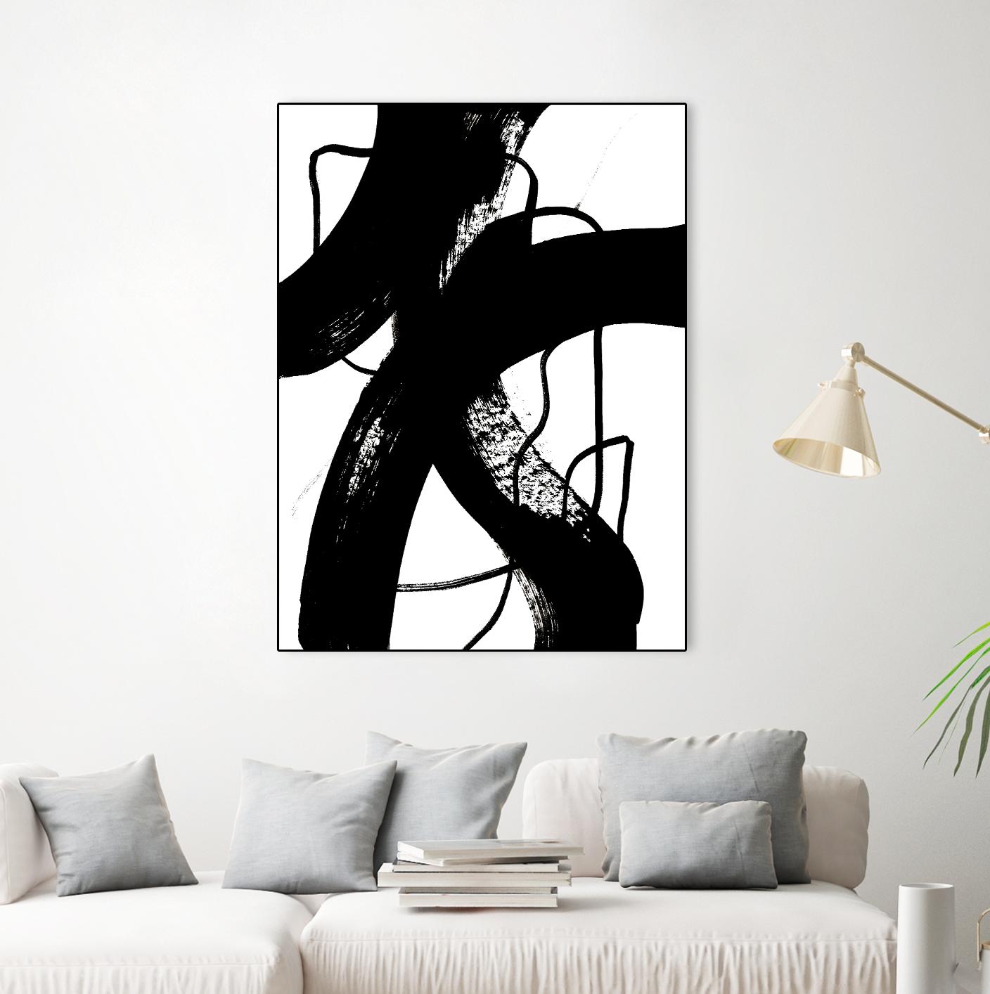 BlackThoroughfares I by Lanie Loreth on GIANT ART - white black & white