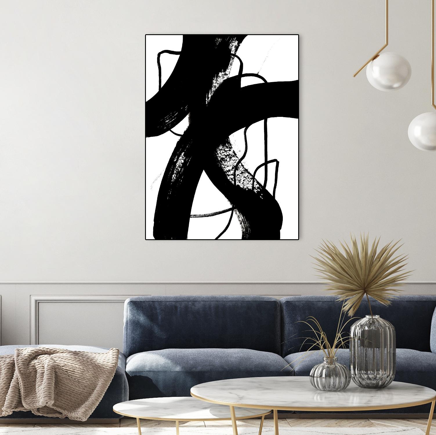 BlackThoroughfares I by Lanie Loreth on GIANT ART - white black & white