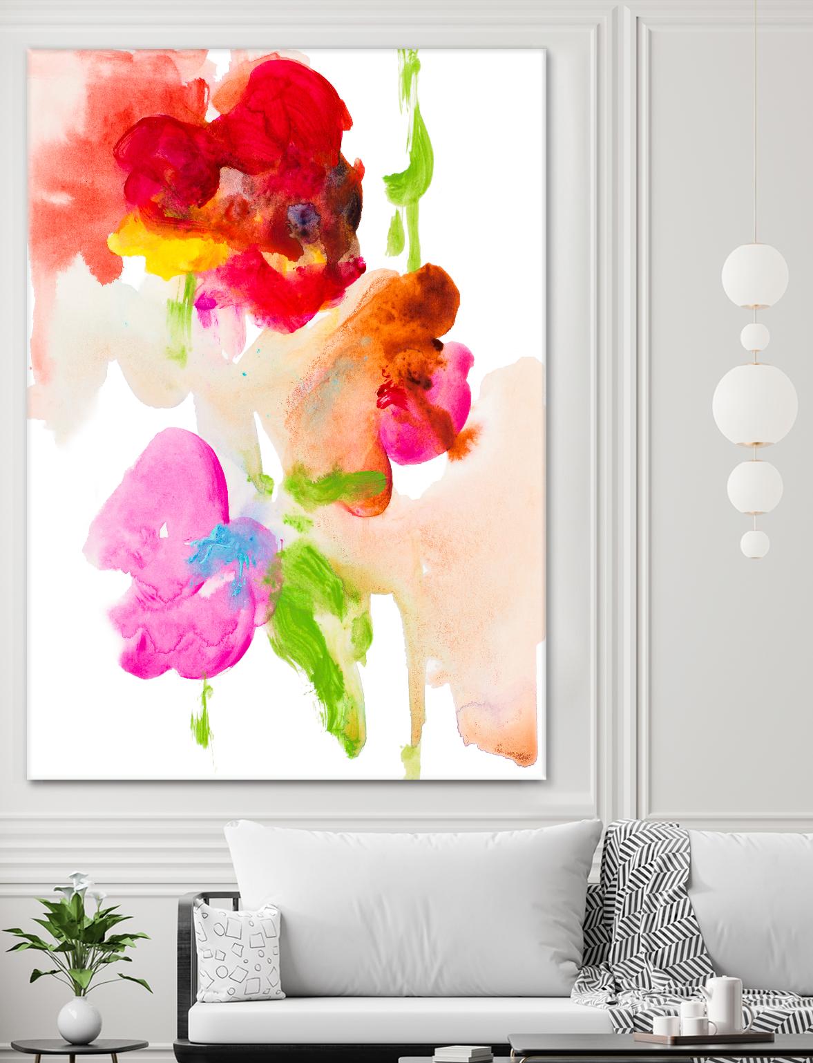 Abstract Flower Study by Lanie Loreth on GIANT ART - Multi Abstract