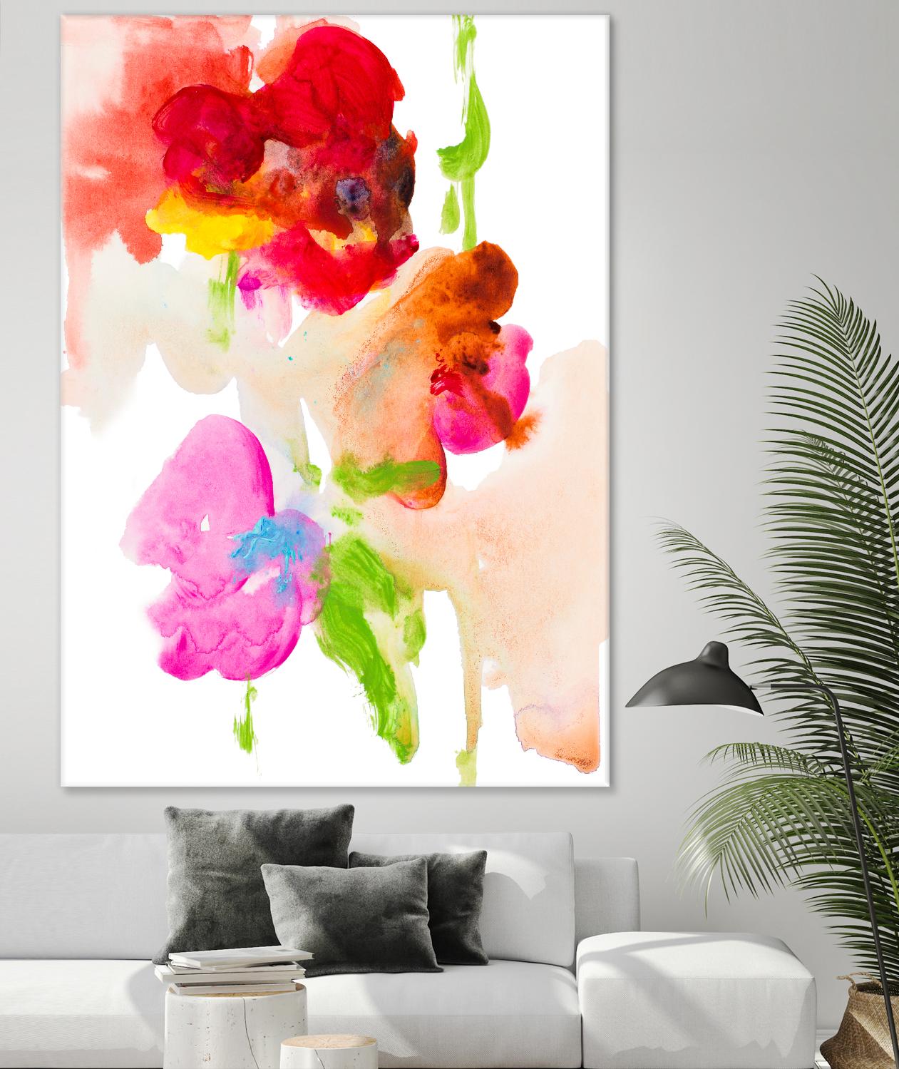 Abstract Flower Study by Lanie Loreth on GIANT ART - Multi Abstract