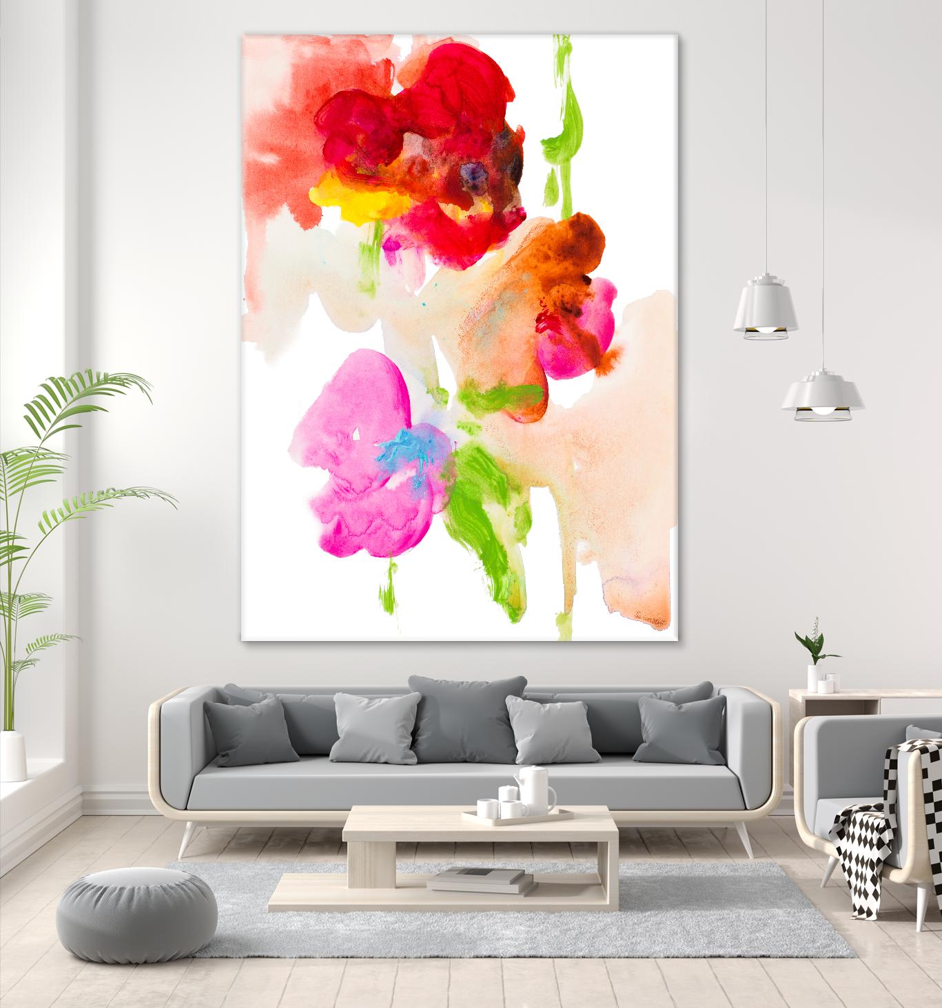 Abstract Flower Study by Lanie Loreth on GIANT ART - Multi Abstract