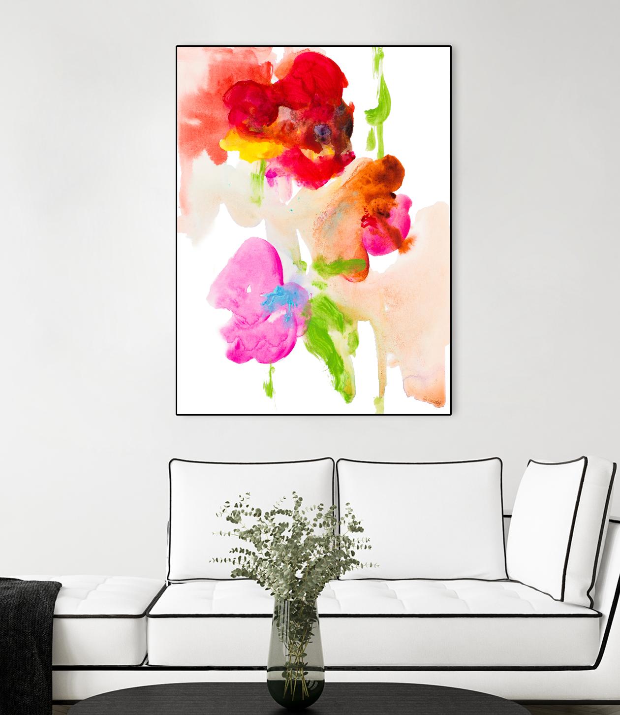 Abstract Flower Study by Lanie Loreth on GIANT ART - Multi Abstract