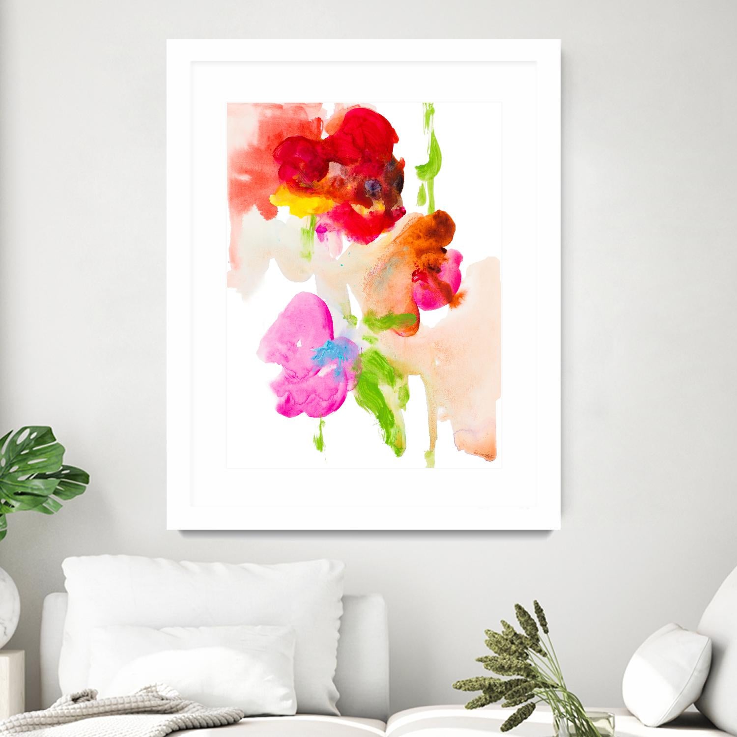 Abstract Flower Study by Lanie Loreth on GIANT ART - Multi Abstract